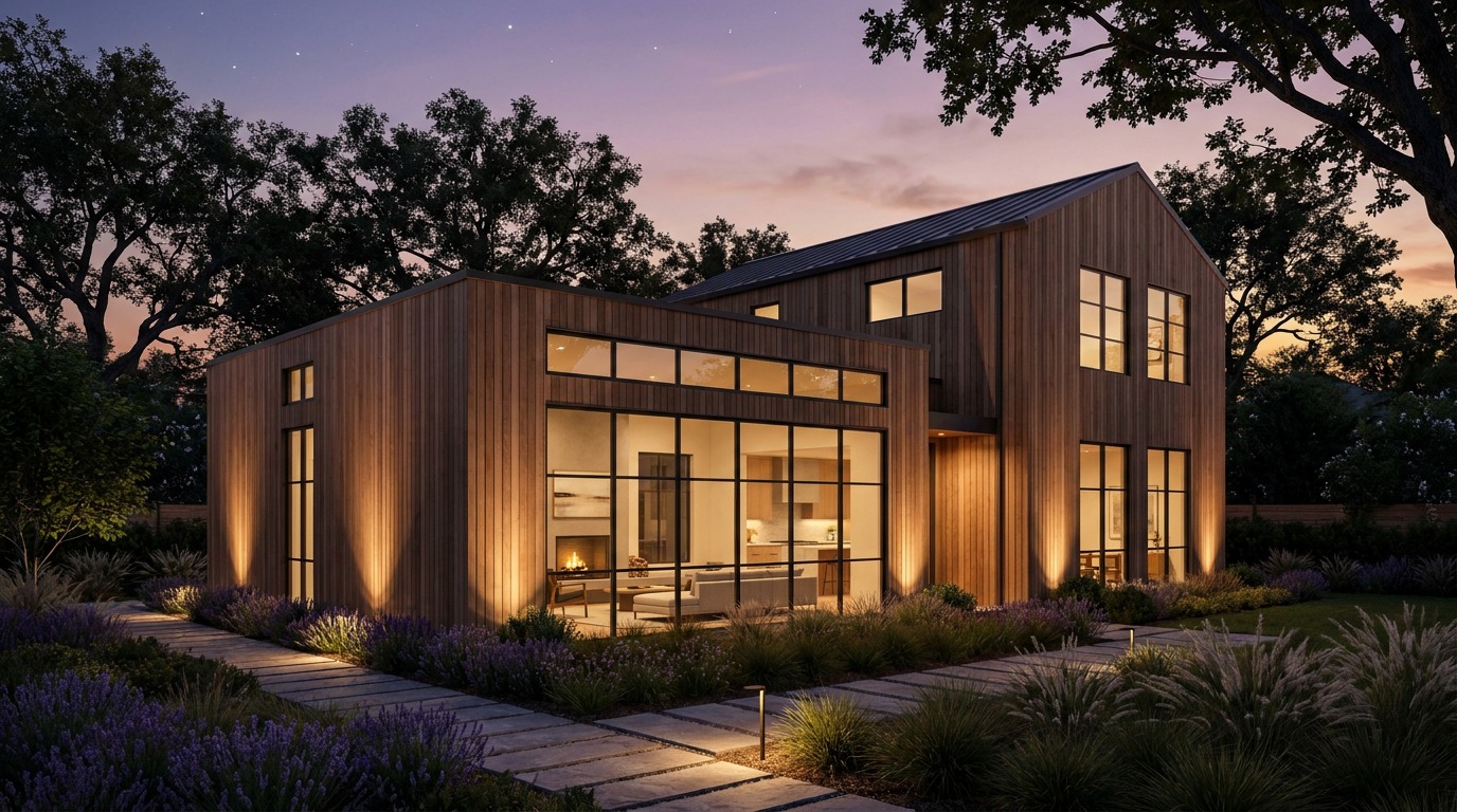 Concept dusk exterior rendering